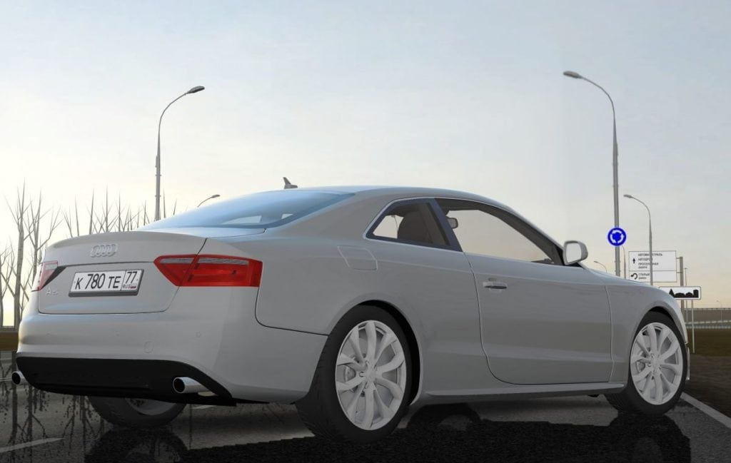 Audi A5 Mod for City Car Driving v.1.5.5