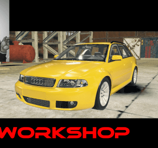 Audi RS4 Avant Mod for Car Mechanic Simulator 2018