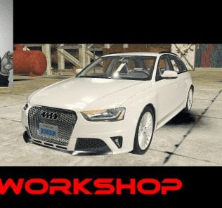 Audi RS4 Avant B8 Mod for Car Mechanic Simulator 2018