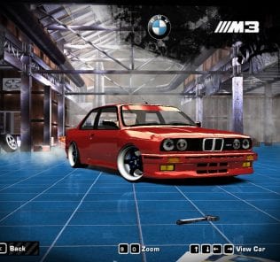 BMW M3 E30 (Wintershall) Mod for Need For Speed Most Wanted